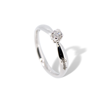 Anello solitario Recarlo XE 945/021 in oro 18k e diamanti naturali Donna  - XE 945/021